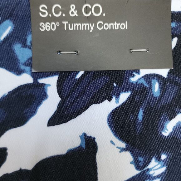 S.C. & Co. Floral Skort XXL Blue & White - Picture 7 of 9